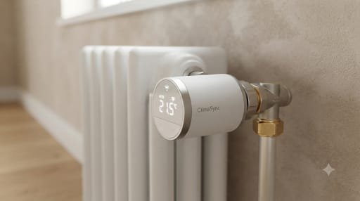 Smart radiator valves for room-by-room heating control